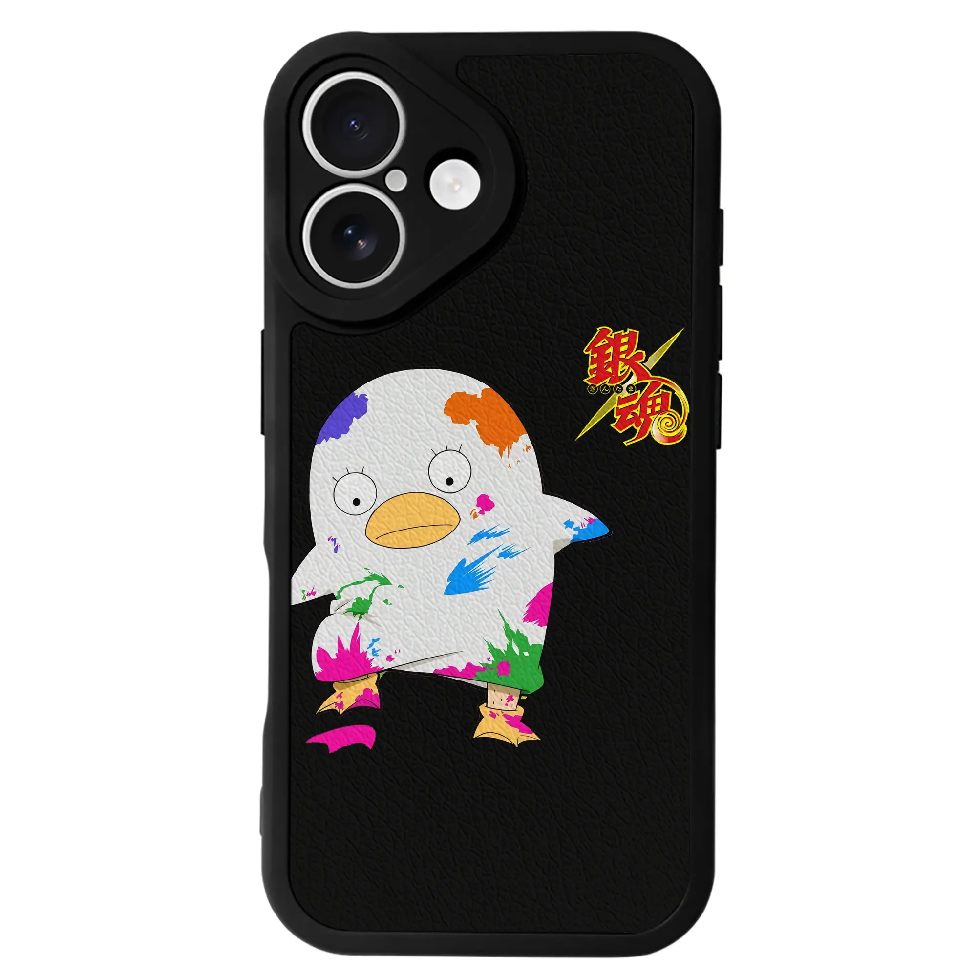 銀魂 グッズ エリザベス - IPhone 16シリーズ対応 ・ シリコンスマホケース ・ レザー調 ・ 高精度フィット ・ 耐衝撃 ・ ワイヤレス充電対応 ・ 精密カット